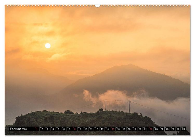 Produktbild: Lichtmomente - Eine Reise durch Nepal (hochwertiger Premium Wandkalender 2026 DIN A2 quer), Kunstdruck in Hochglanz