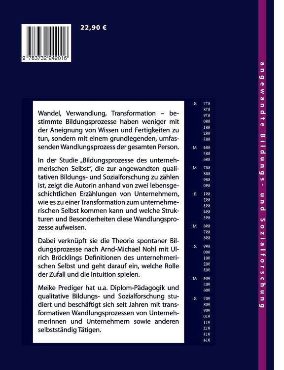 Produktbild: Bildungsprozesse des unternehmerischen Selbst