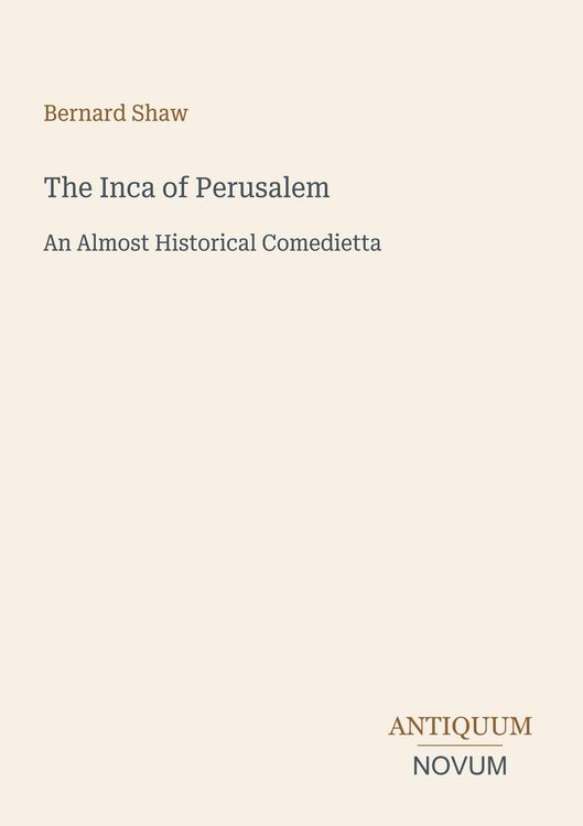 Produktbild: The Inca of Perusalem