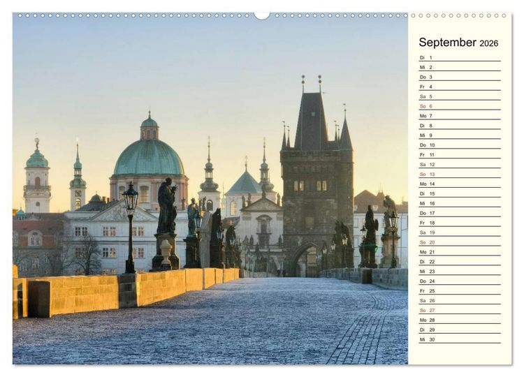 Produktbild: Tschechien (hochwertiger Premium Wandkalender 2026 DIN A2 quer), Kunstdruck in Hochglanz