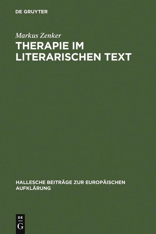 Produktbild: Therapie im literarischen Text