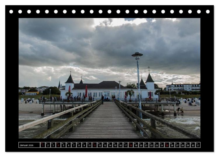 Produktbild: Usedom - Tr&auml;ume einer Insel (Tischkalender 2026 DIN A5 quer), CALVENDO Monatskalender