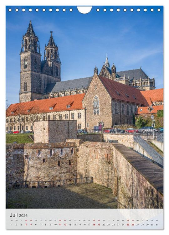Produktbild: Magdeburg - Liebenswerte Stadt an der Elbe (Wandkalender 2026 DIN A4 hoch), CALVENDO Monatskalender