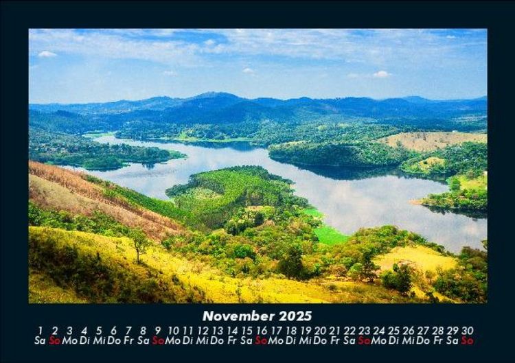 Produktbild: Landschaftskalender 2025 Fotokalender DIN A5