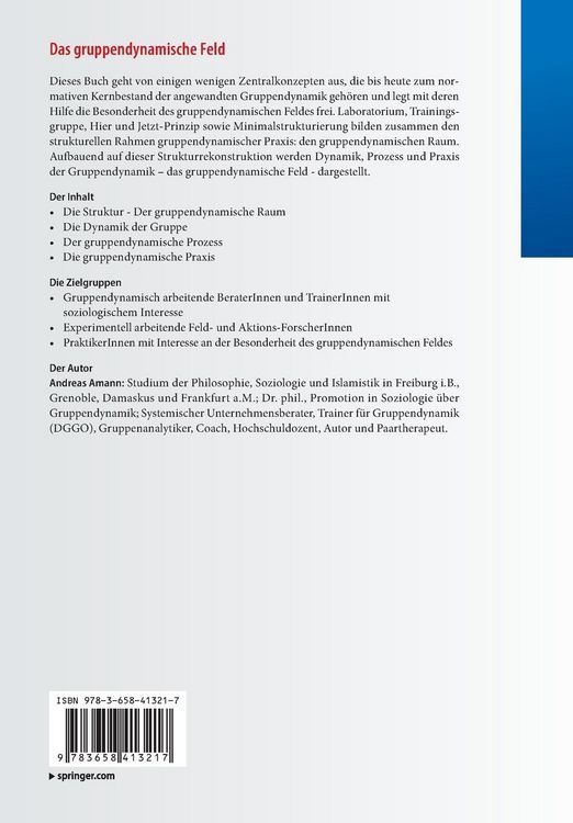 Produktbild: Das gruppendynamische Feld