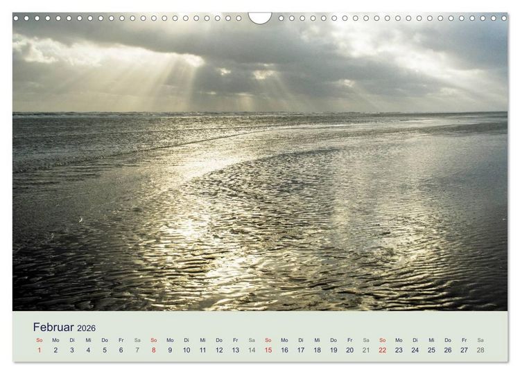 Produktbild: Fan&oslash; - Himmel, Hav og mere (Wandkalender 2026 DIN A3 quer), CALVENDO Monatskalender