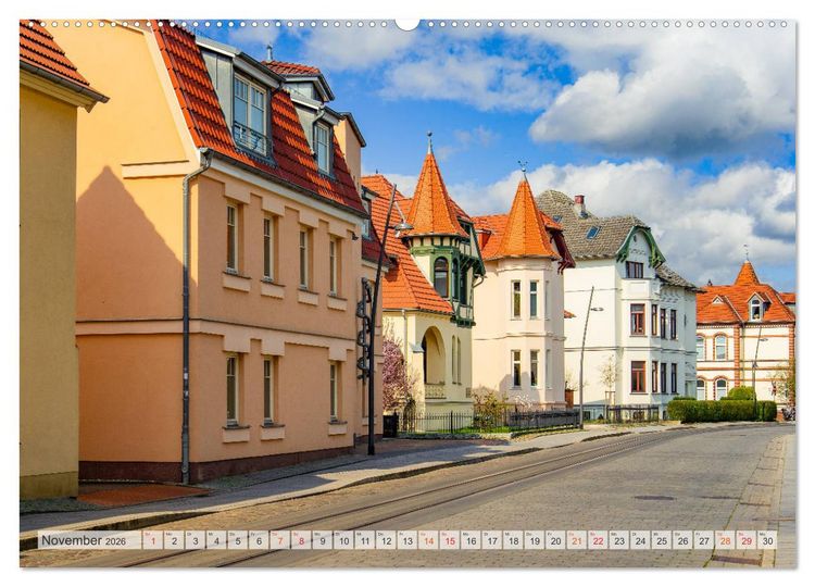 Produktbild: Bad Doberan Impressionen (Wandkalender 2026 DIN A2 quer), CALVENDO Monatskalender