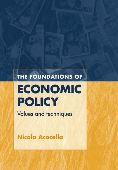 Produktbild: The Foundations of Economic Policy