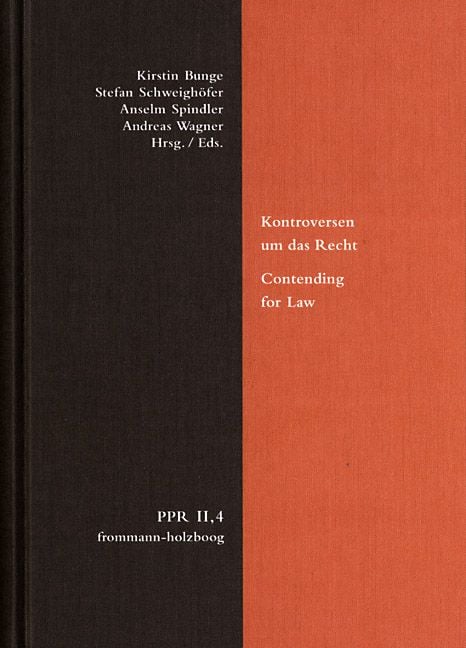 Produktbild: Kontroversen um das Recht. Contending for Law