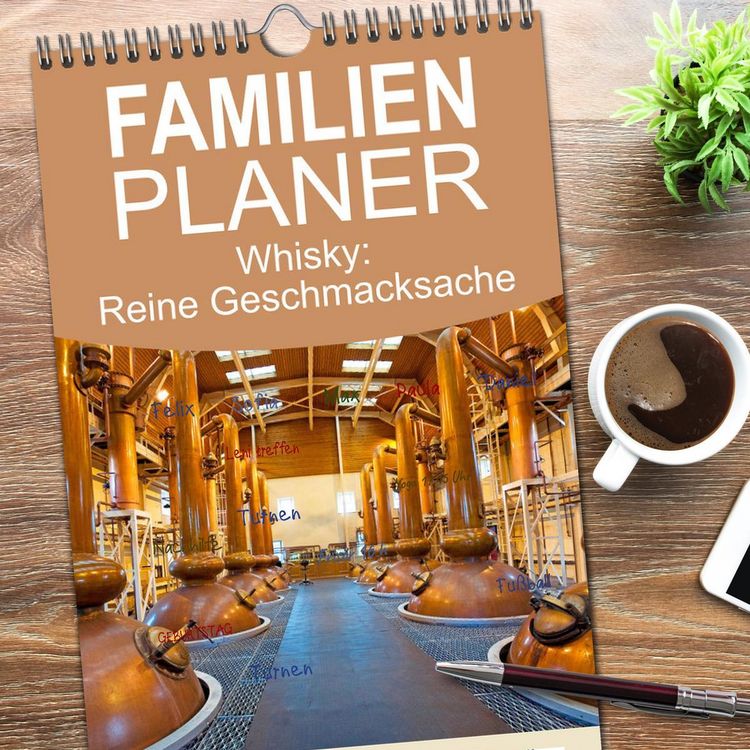 Produktbild: Familienplaner 2026 - Whisky: Reine Geschmacksache mit 5 Spalten (Wandkalender, 21 x 45 cm) CALVENDO