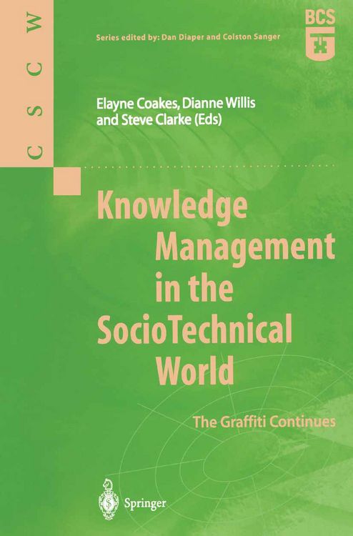 Produktbild: Knowledge Management in the SocioTechnical World