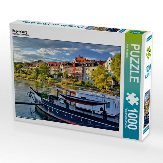 Produktbild: CALVENDO Puzzle Regensburg | 1000 Teile Lege-Gr&ouml;&szlig;e 64x48cm Foto-Puzzle f&uuml;r gl&uuml;ckliche Stunden