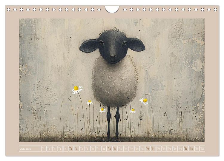 Produktbild: Sch&auml;fchenparade (Wandkalender 2026 DIN A4 quer), CALVENDO Monatskalender