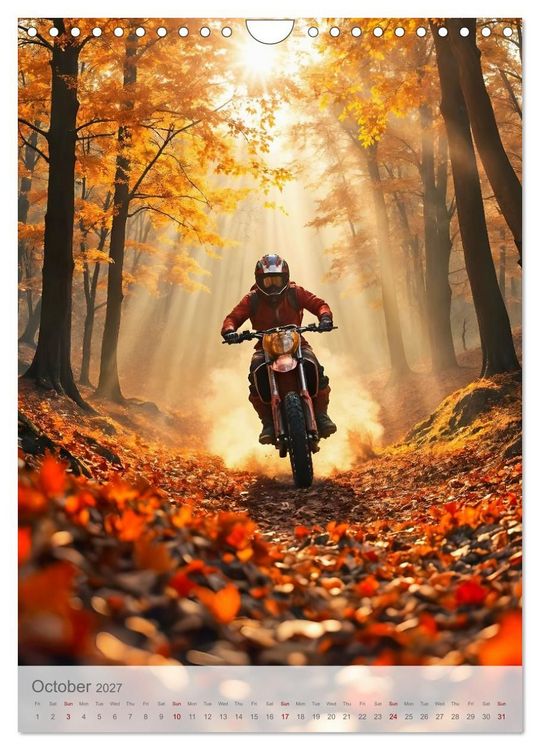 Produktbild: Born to Jump - Extreme motocross with adrenaline and dust (Wall Calendar 2027 DIN A4 portrait), CALVENDO 12 Month Wall Calendar