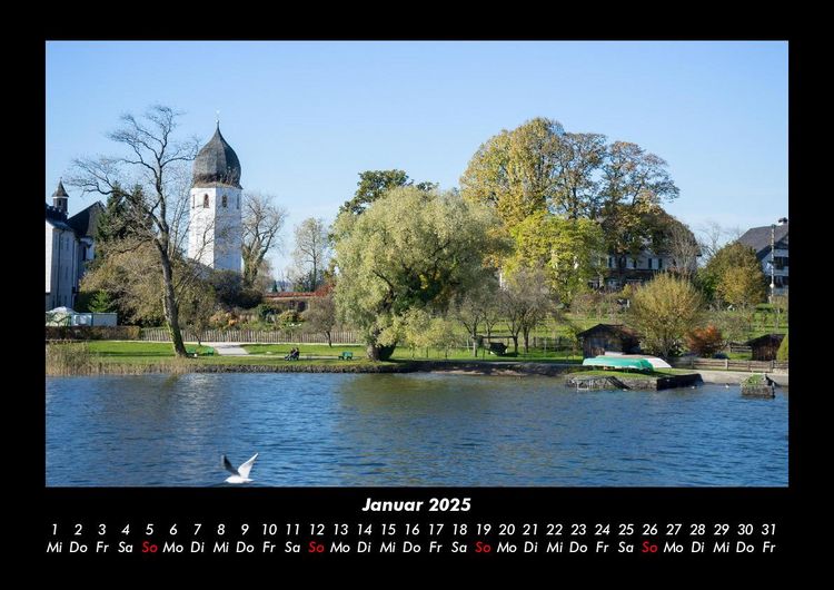 Produktbild: Tage am See 2025 Fotokalender DIN A3