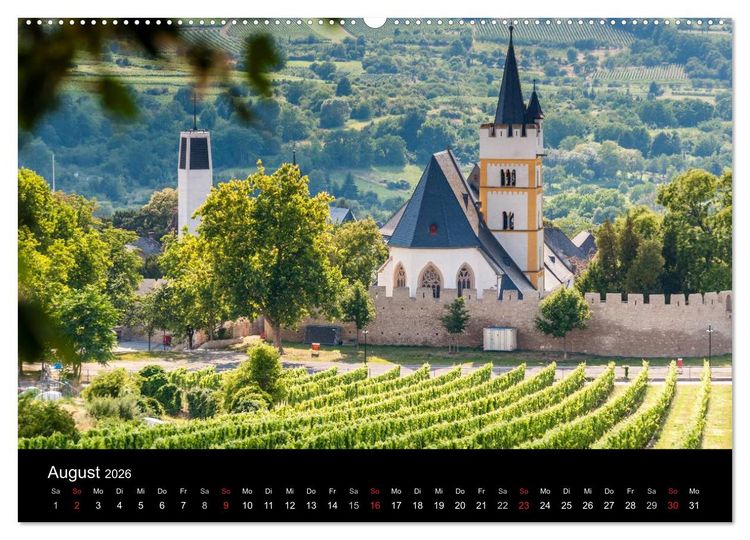 Produktbild: Ingelheim und Umgebung (hochwertiger Premium Wandkalender 2026 DIN A2 quer), Kunstdruck in Hochglanz