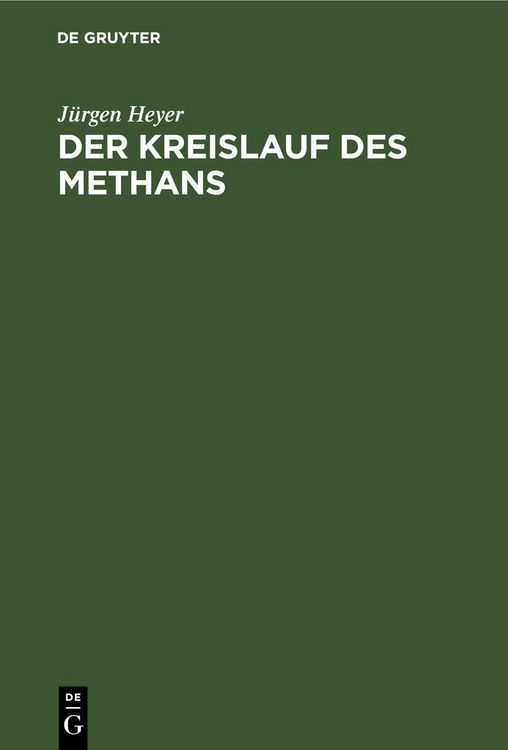 Produktbild: Der Kreislauf des Methans