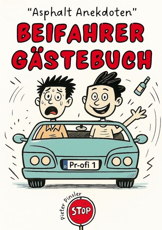 Produktbild: "Asphalt Anekdoten"- Beifahrer G&auml;stebuch