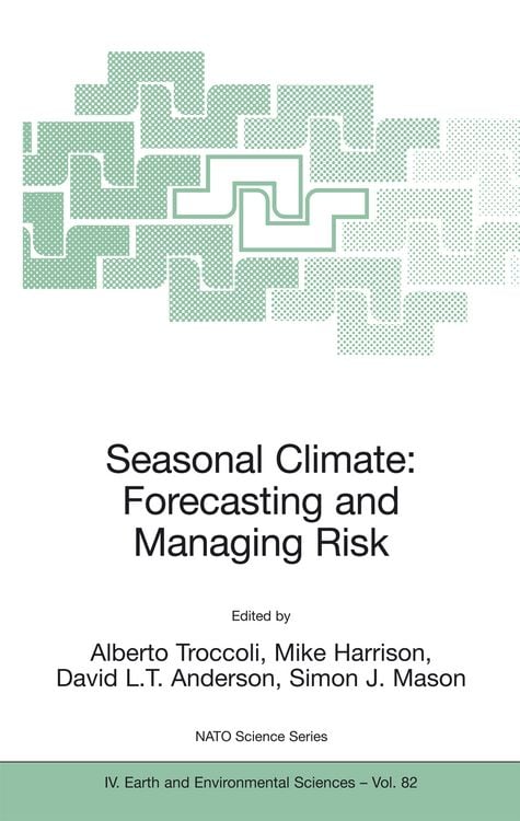 Produktbild: Seasonal Climate: Forecasting and Managing Risk