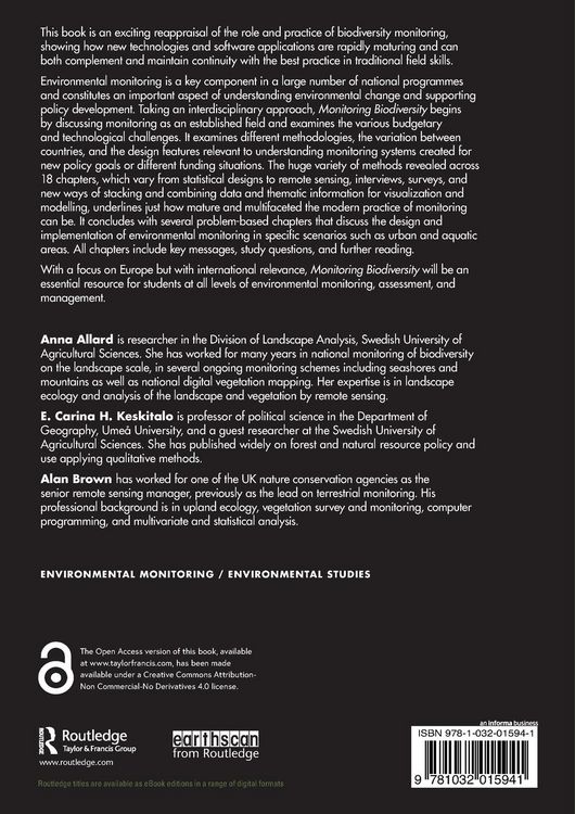 Produktbild: Monitoring Biodiversity