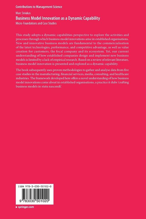 Produktbild: Business Model Innovation as a Dynamic Capability