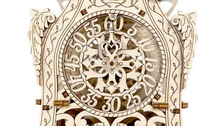 Produktbild: Tiny Adventures - Magic Clock, Funktionsmodell aus Holz zum Zusammenbauen
