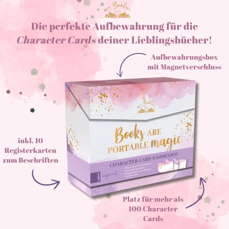 Produktbild: My Booklove - Character Cards Sammelbox