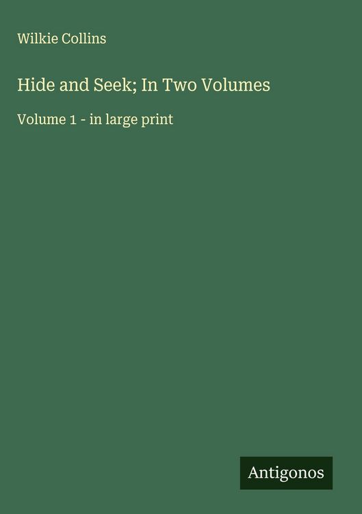 Produktbild: Hide and Seek; In Two Volumes