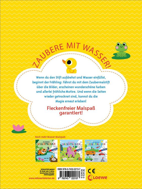 Produktbild: Das magische Wassermalbuch - Fr&uuml;hling