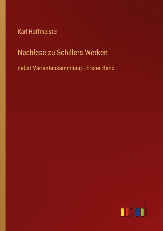 Produktbild: Nachlese zu Schillers Werken