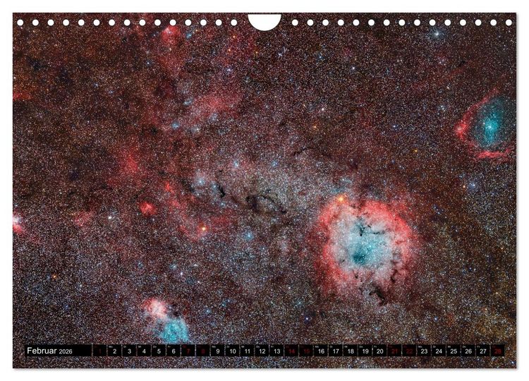 Produktbild: Deepsky XVII (Wandkalender 2026 DIN A4 quer), CALVENDO Monatskalender