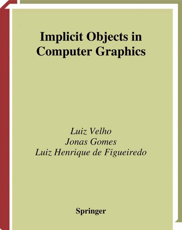Produktbild: Implicit Objects in Computer Graphics