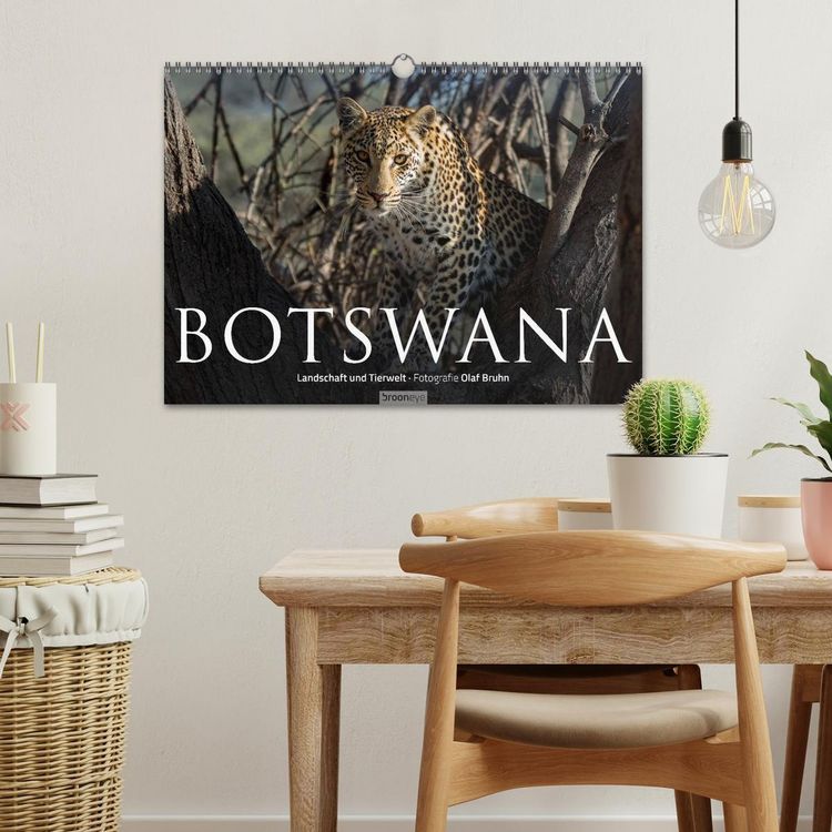 Produktbild: Botswana &ndash; Landschaft und Tierwelt (Wandkalender 2026 DIN A3 quer), CALVENDO Monatskalender