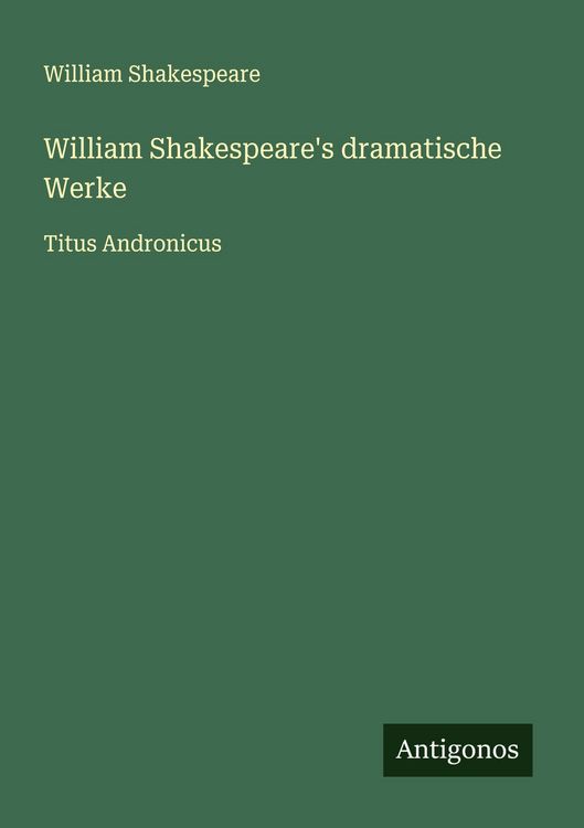 Produktbild: William Shakespeare's dramatische Werke
