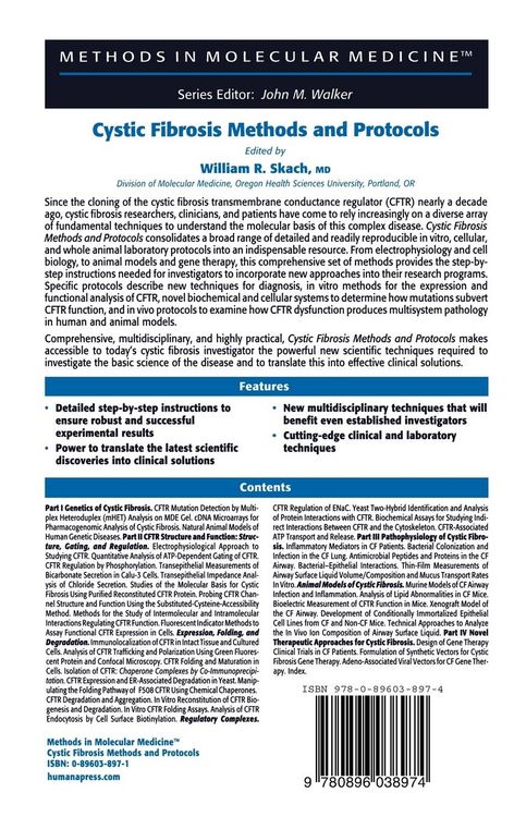 Produktbild: Cystic Fibrosis Methods and Protocols