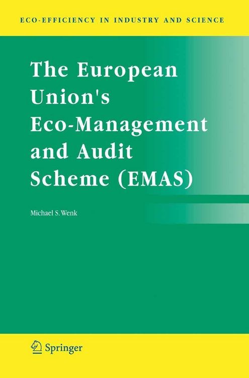 Produktbild: The European Union's Eco-Management and Audit Scheme (EMAS)