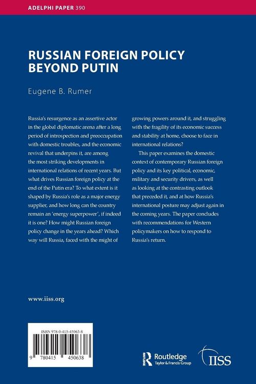 Produktbild: Russian Foreign Policy Beyond Putin