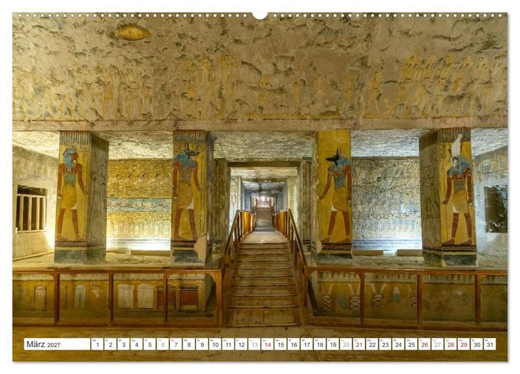 Produktbild: &Auml;gypten - Karnak, die thebanische Nekropole und Luxor (Wandkalender 2027 DIN A2 quer), CALVENDO Monatskalender