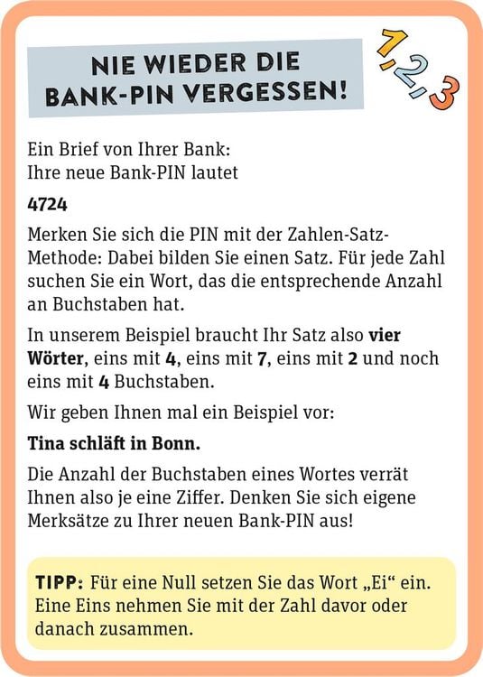 Produktbild: 50 Schritte zum besseren Ged&auml;chtnis