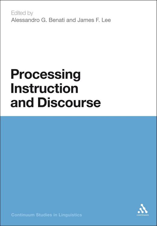 Produktbild: Processing Instruction and Discourse