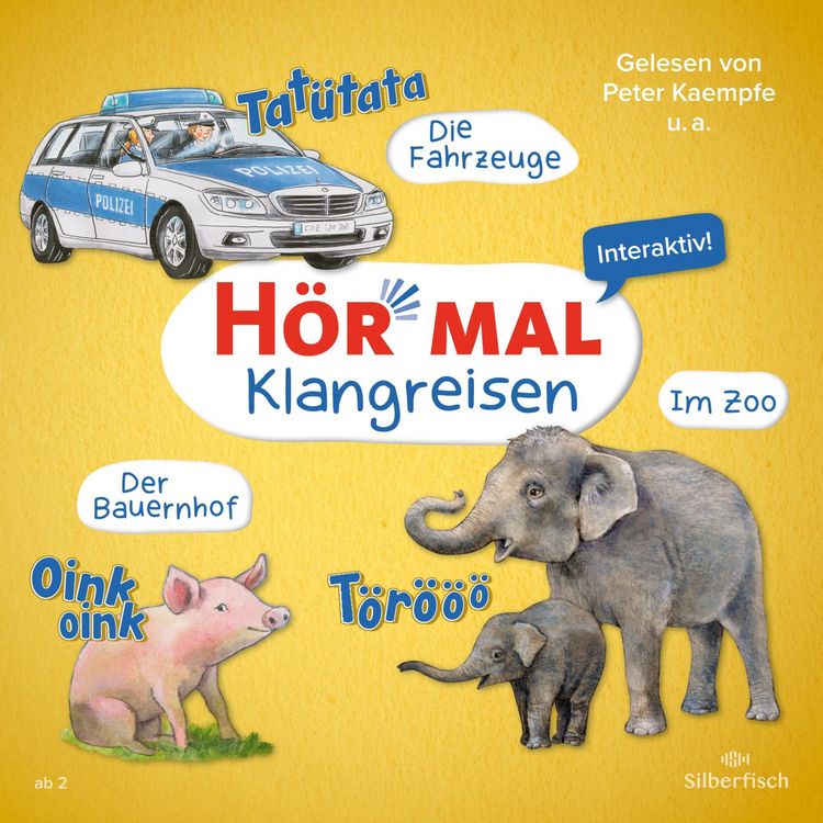 Produktbild: H&ouml;r mal (Klangreisen): Der Bauernhof, Die Fahrzeuge, Im Zoo (H&ouml;rspiel)