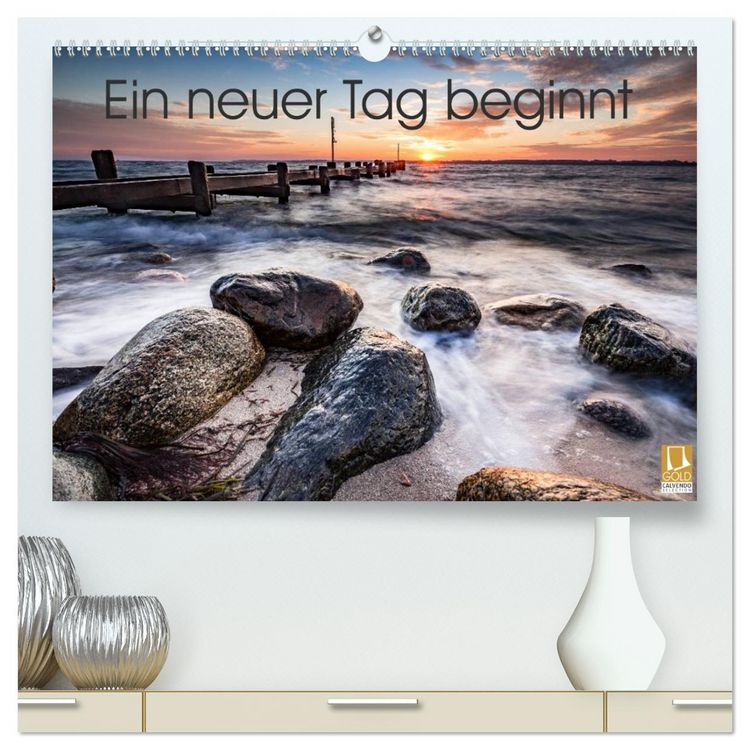 Produktbild: Ein neuer Tag beginnt (hochwertiger Premium Wandkalender 2026 DIN A2 quer), Kunstdruck in Hochglanz