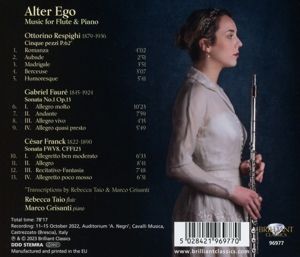 Produktbild: Alter Ego:Music For Flute And Piano