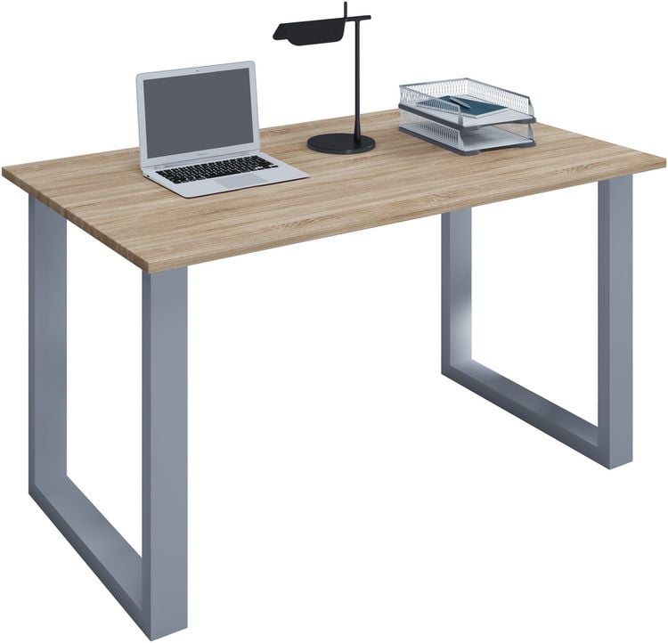 Produktbild: Schreibtisch B&uuml;rotisch Computertisch 140x80 Lona U