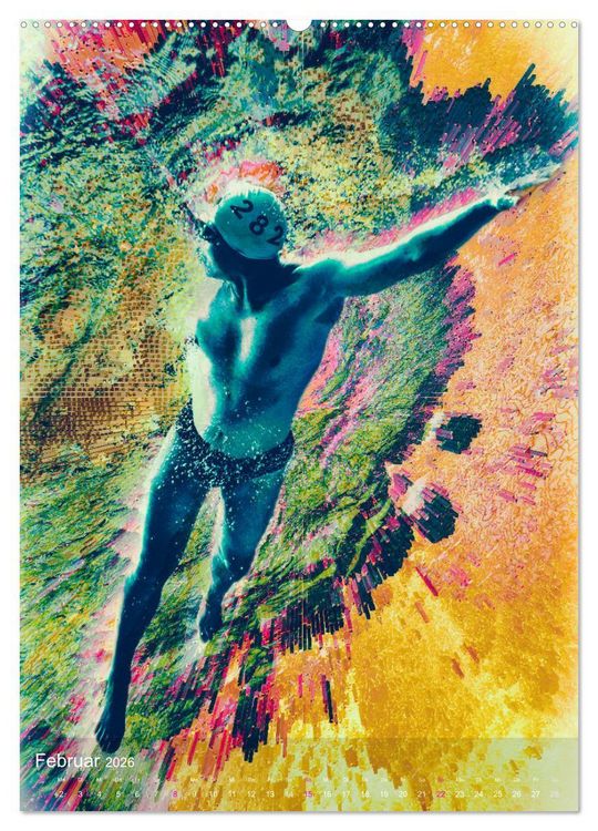 Produktbild: SWIMPOPLOVE (hochwertiger Premium Wandkalender 2026 DIN A2 hoch), Kunstdruck in Hochglanz