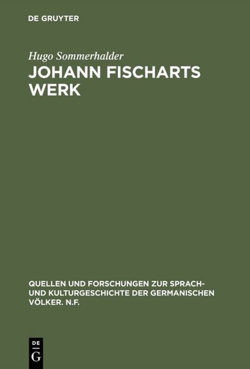 Produktbild: Johann Fischarts Werk