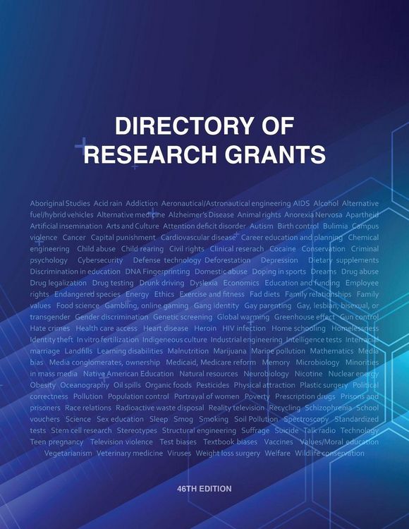 Produktbild: Directory of Research Grants