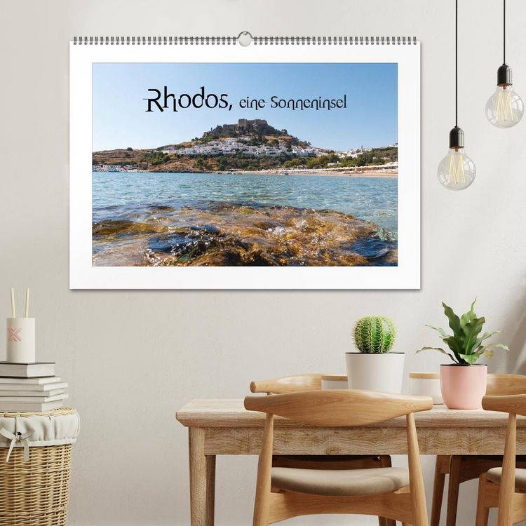Produktbild: Rhodos, eine Sonneninsel (Wandkalender 2026 DIN A2 quer), CALVENDO Monatskalender