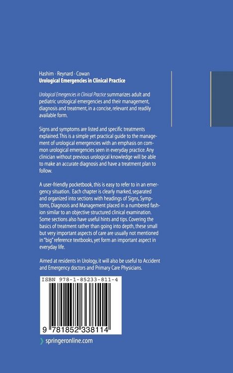 Produktbild: Urological Emergencies in Clinical Practice