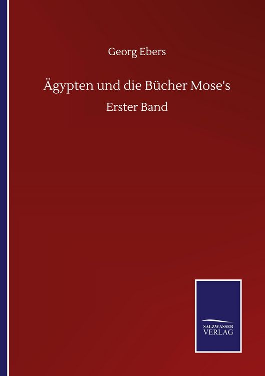 Produktbild: &Auml;gypten und die B&uuml;cher Mose's